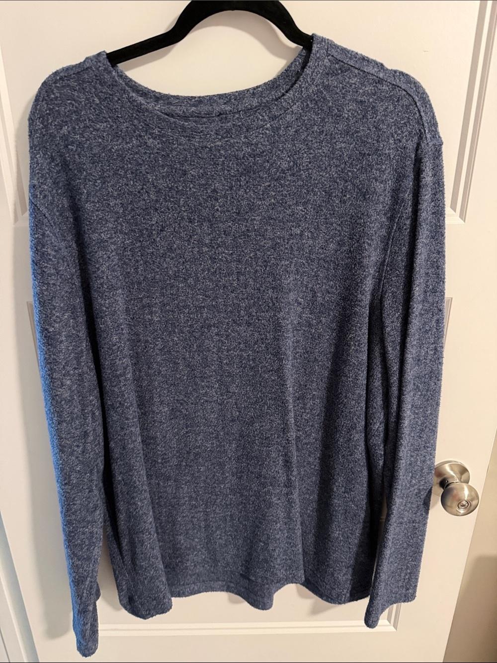Saks Fifth Avenue Men's Crewneck Sweater in Heather Navy